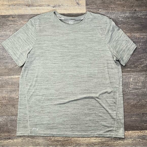 Jockey grey short sleeve breathable athletic T-shirt top size XXL B175 - Picture 1 of 4